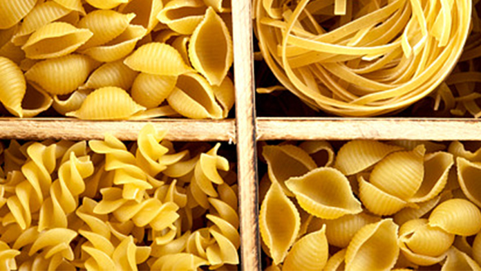 diversi tipi di pasta