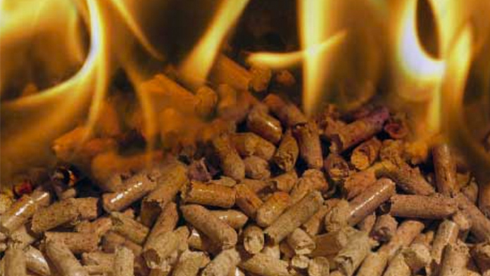 pellet che brucia