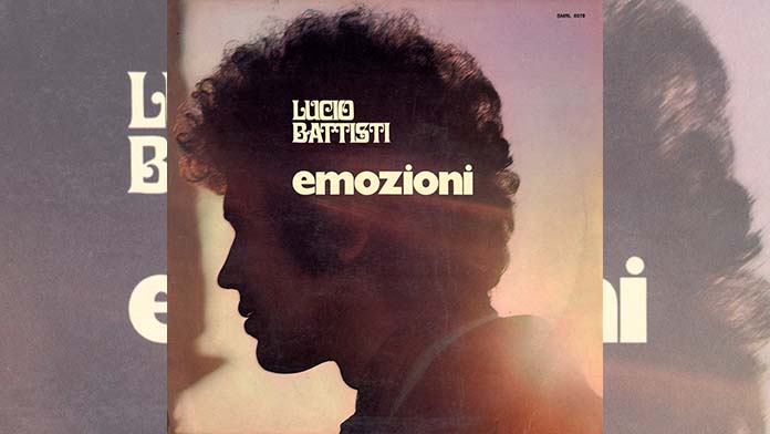 copertina di emozioni di lucio battisti