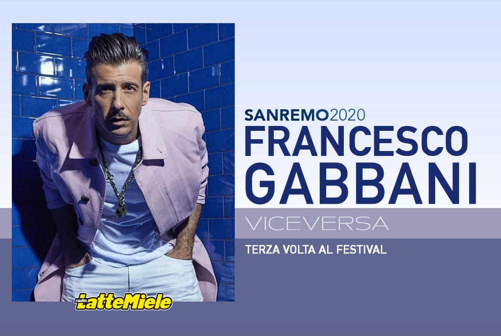 Sanremo 2020: Francesco Gabbani