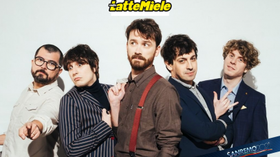 Sanremo 2021: Lo stato Sociale cantano "Combat pop"