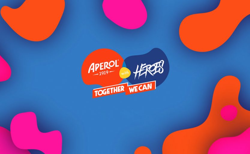 APEROL WITH HEROES protagonisti
