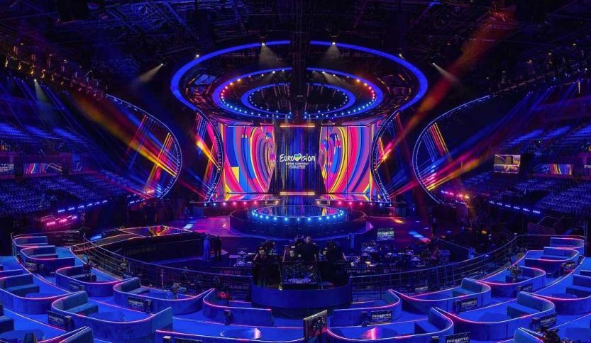 Palco Eurovision Song Contest 2023 Liverpool Arena