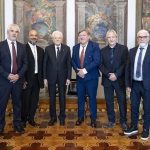 Foto dei Nomadi e Mattarella al Quirinale