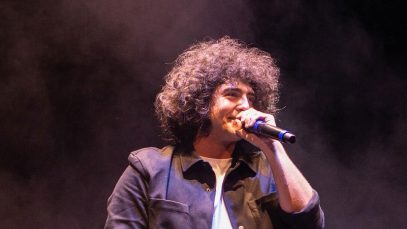 Djomi durante il premio Lunezia