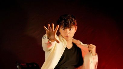 Lorenz Simonetti sul set di un videoclip