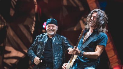 Stef Burns in concerto con Vasco Rossi