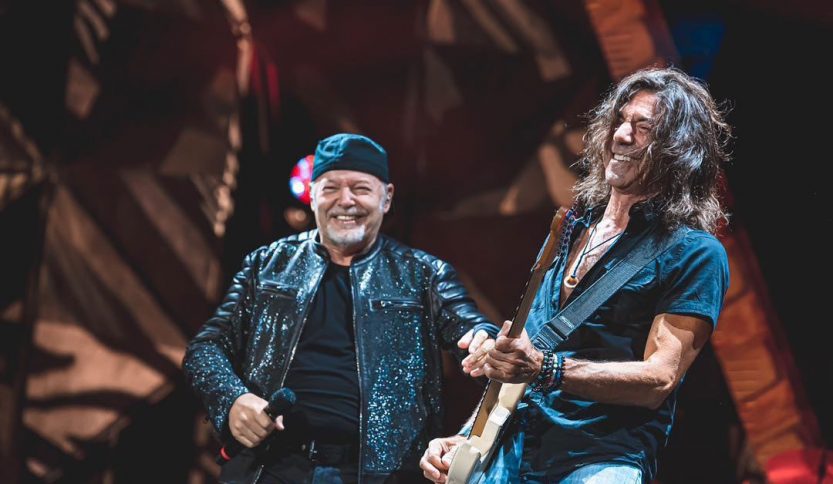 Stef Burns in concerto con Vasco Rossi