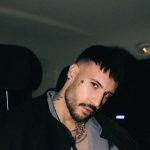 Fred De Palma in macchina