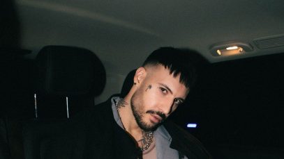 Fred De Palma in macchina