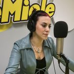 Beba negli studi di Radio LatteMiele
