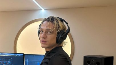 Irama in studio di registrazione