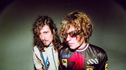 Officina della Camomilla con sfondo verde