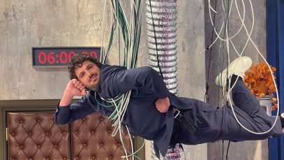 Frank Matano sul set di LOL