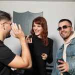 I Desideri e Chiara Galiazzo in studio di registrazione