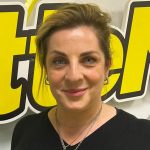 Elena Di Cioccio negli studi di Radio LatteMiele