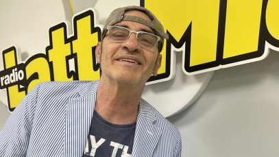 Francesco Baccini negli studi di Radio LatteMiele