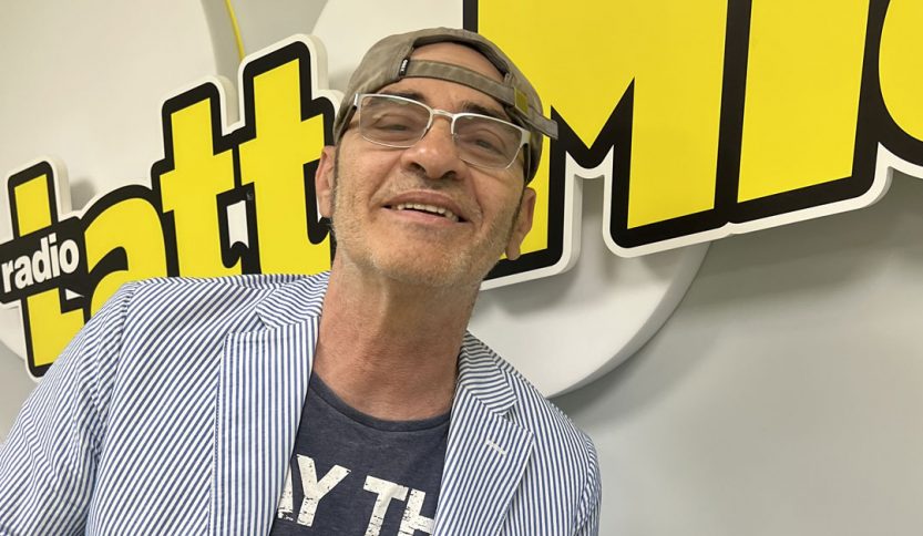 Francesco Baccini negli studi di Radio LatteMiele