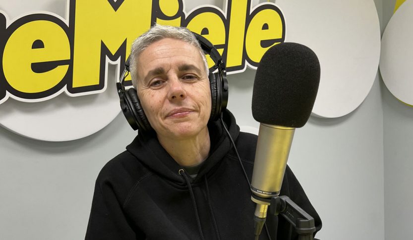 Paola Zukar negli studi di Radio LatteMiele