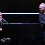 Giorgio Panariello e Marco Masini sul palco dello spettacolo