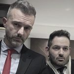 Cesare Rascel e Beppe Stanco in un salotto