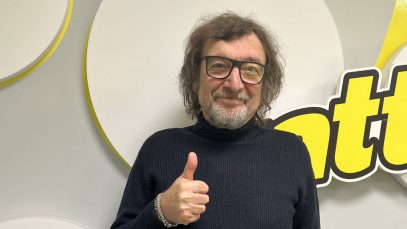 Claudio Cecchetto negli studi di Radio LatteMiele
