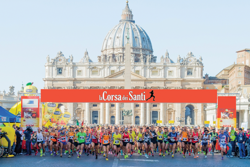 San Pietro, la corsa dei santi 2024