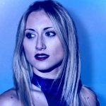 Dharma con sfondo blu