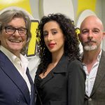 Foto degli avvocati Esposito, Biondi e del conduttore Roberto Alessi