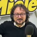 Davide Garbolino negli studi di Radio LatteMiele
