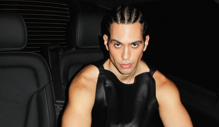 Mahmood in macchina co conduttori sanremo 2025