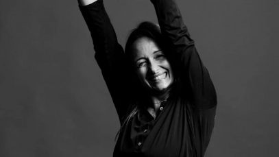 Ilaria Latini in bianco e nero