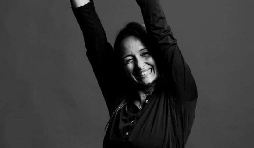 Ilaria Latini in bianco e nero