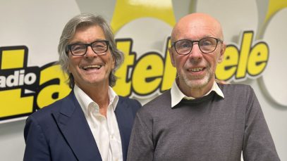 Paolo Avanzi negli studi di Radio LatteMiele