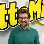 Mauro Simone negli studi di Radi LatteMiele