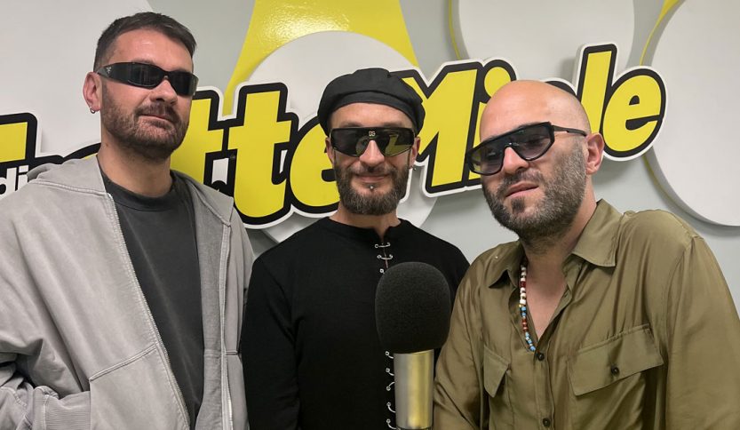 Negramaro negli studi di Radio LatteMiele