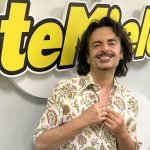 Davide De Marinis negli studi di Radio LatteMiele