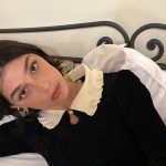 Lea Gavino in un letto