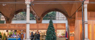 Foto della fiera di santa lucia 2025 con radio lattemiele