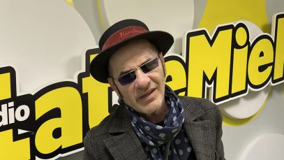 Francesco Baccini negli studi di Radio LatteMiele