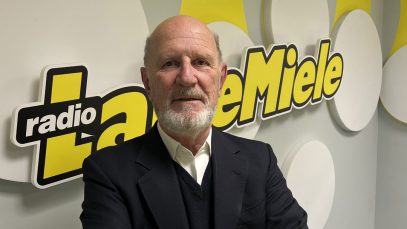 Gaddo Della Gherardesca negli studi di Radio LatteMiele