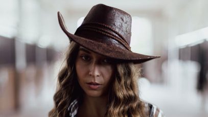 Margherita Principi con un cappello western