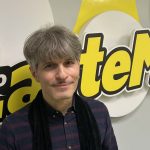 Alessandro Gaetano negli studi di Radio LatteMiele