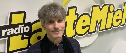 Alessandro Gaetano negli studi di Radio LatteMiele