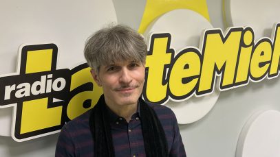 Alessandro Gaetano negli studi di Radio LatteMiele