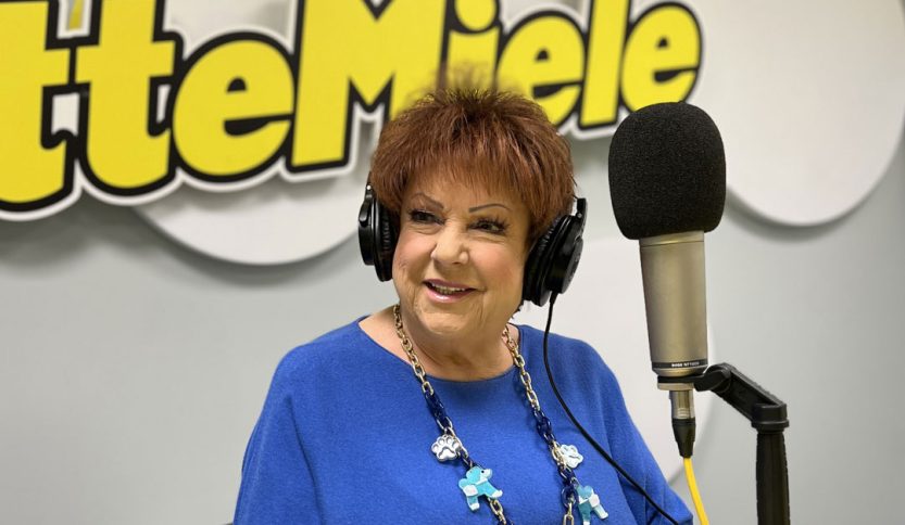 Orietta Berti negli studi di Radio LatteMiele