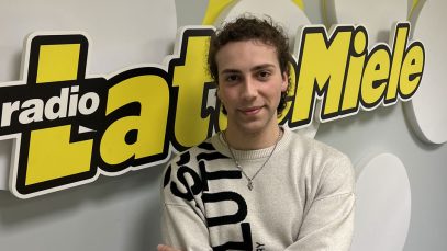 Francesco Di Fiore negli studi di Radio LatteMiele