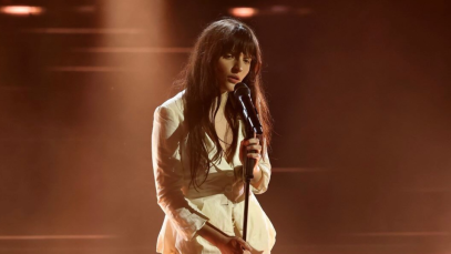 Angelica Bove sul palco dell'Ariston