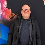 Alessandro Quarta con sfondo nero