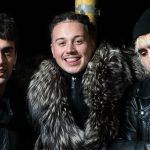 Dibla e Jiz con Sayf su sfondo nero